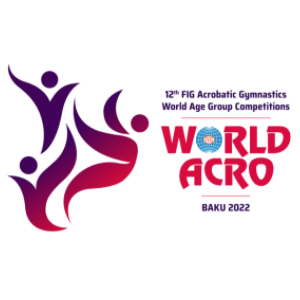 Emmerson Wong and Kristian Diana finish 8th in the men’s pair finals (12-18) at the 12th FIG Acrobatic Gymnastics World Age Group Competitions